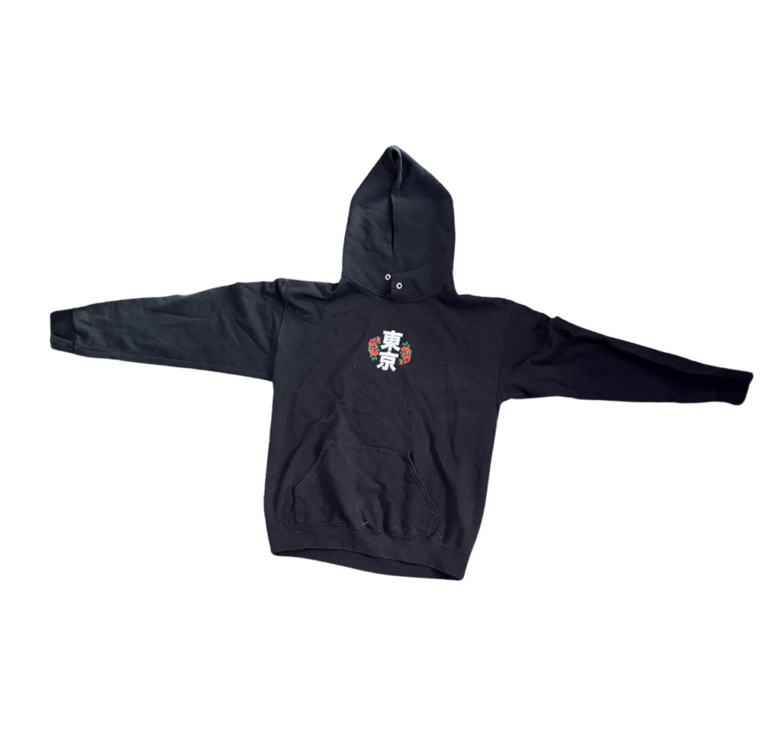 Black Tiger Print Sweatshirt